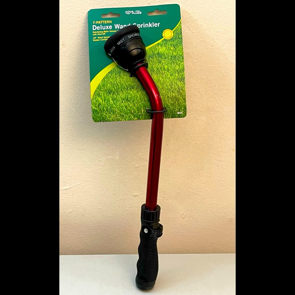 AQUA PLUMB 7 Pattern Deluxe Wand Sprinkler
